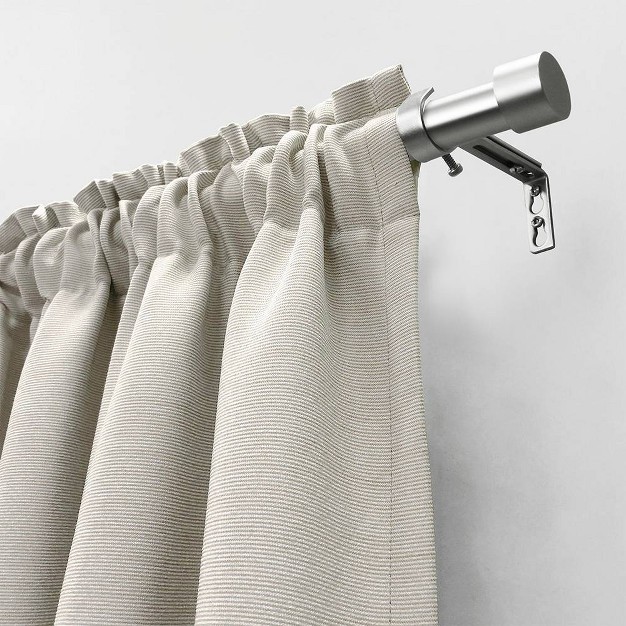 Decorative Drapery Curtain Rod With End Cap Finials Lumi Home Furnishings