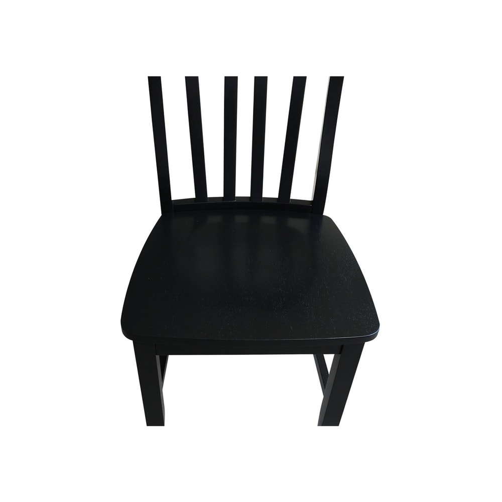 Copper Grove Quince Black Schoolhouse Chairs (Set of 2)