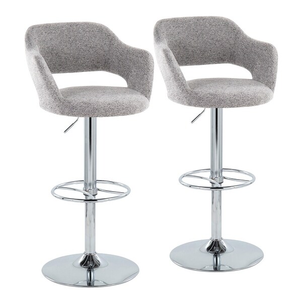 Carson Carrington Vallen Adjustable Bar Stool (Set of 2)