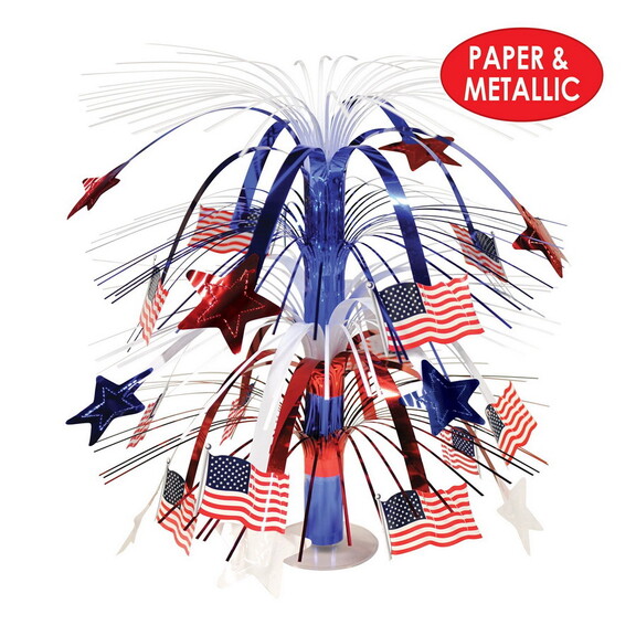 Beistle 50743 Flag Cascade Centerpiece  combinatio...