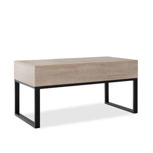 Lift Top Extendable Coffee Table with Storage for Living Room