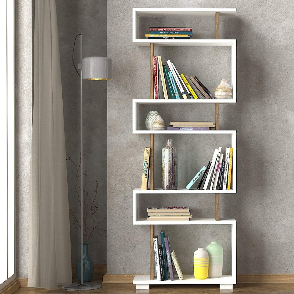 Blok Bookcase White Brown