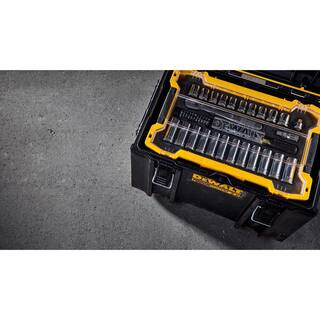 DW 38 in. and 12 in. Drive Mechanics Tool Set with Toughsystem Trays (85-Piece) DWMT45403