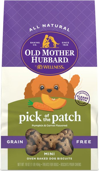 Old Mother Hubbard Mini Pick Of The Patch Grain-Free Biscuits Baked Dog Treats