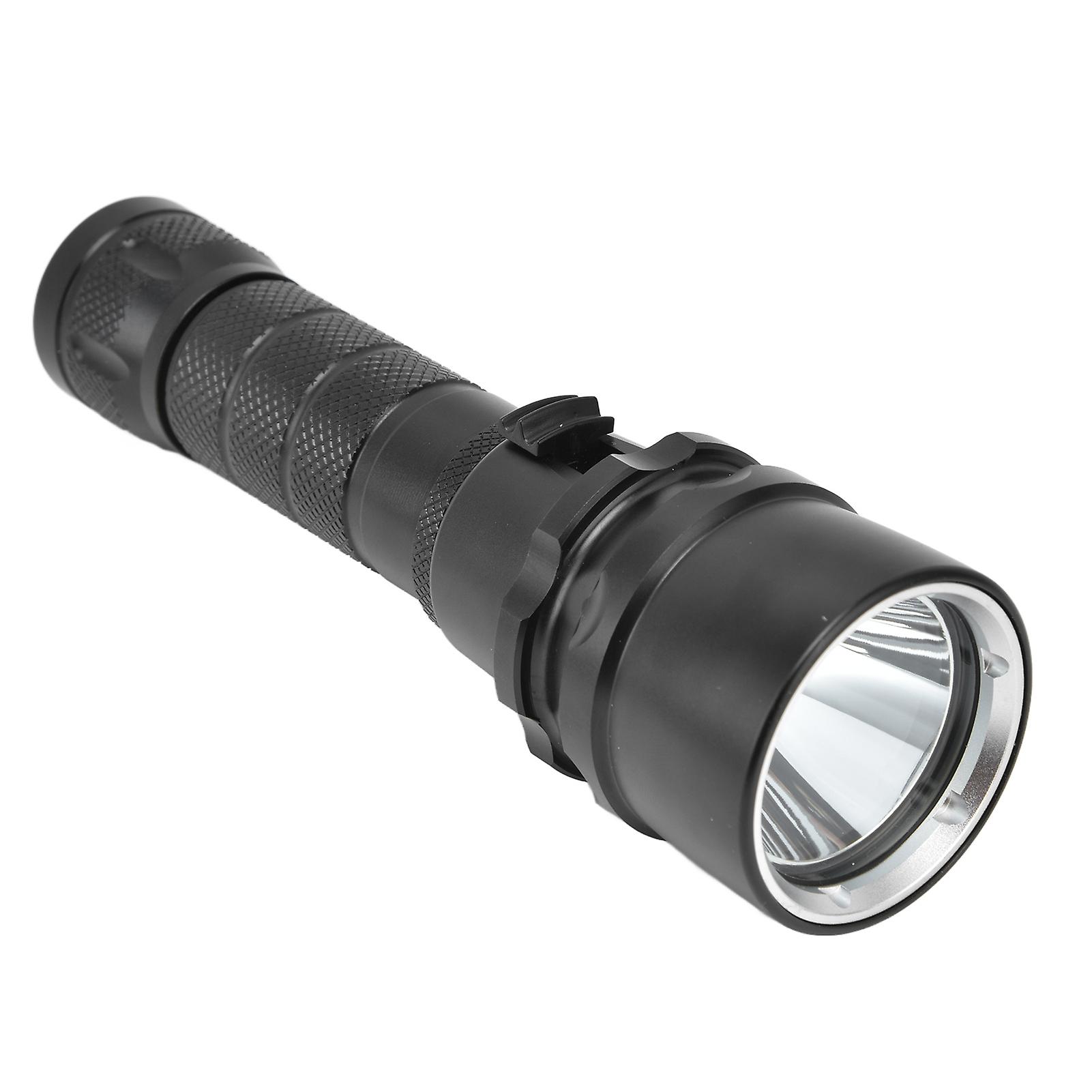 L2 5000lm Stepless Dimming Diving Light Vacuum Electroplated Ipx8 Waterproof Diving Flashlight