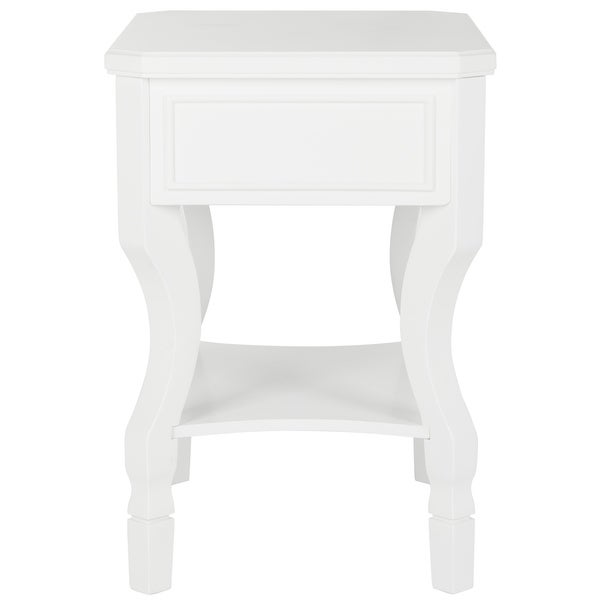 SAFAVIEH Alaia White Side Table - 24