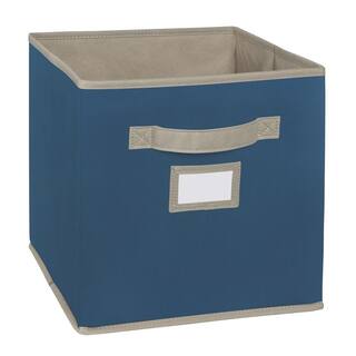 ClosetMaid 11 in. D x 11 in. H x 11 in. W Teal Fabric Cube Storage Bin 1141