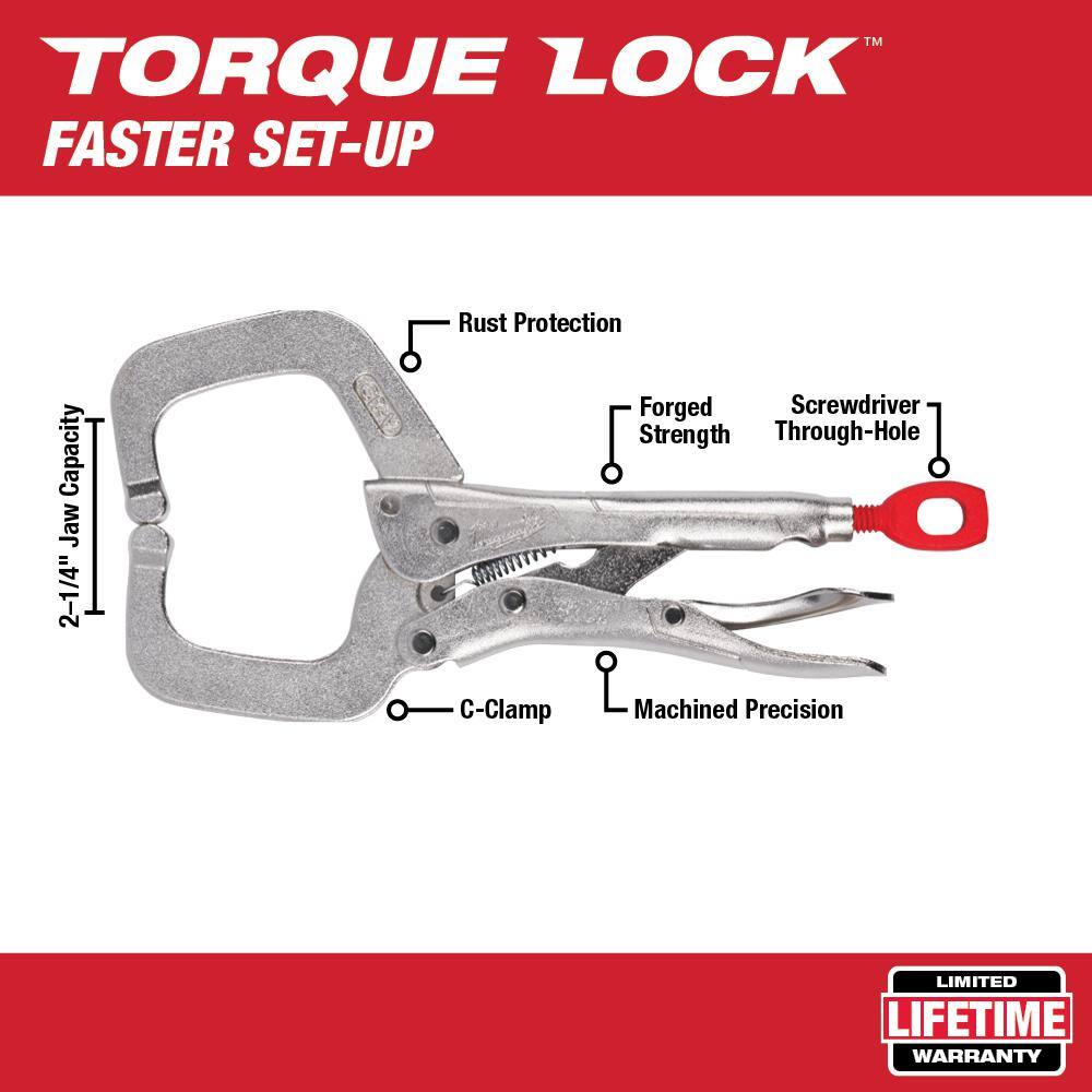 MW Torque Lock Locking Pliers Kit (10-Piece) 48-22-3690