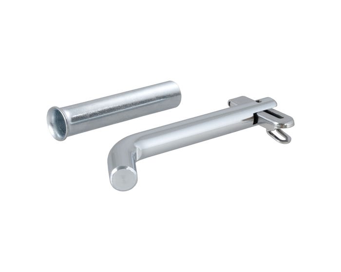 CURT 1/2 Inch Swivel Hitch Pin with 5/8 Inch Adapter - 1 - 1/4 Inch or 2 Inch Receiver - Zinc - Packaged 21561