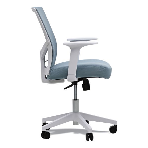 Workspace by Alera Mesh Back Fabric Task Chair， Supports Up to 275 lb， 17.32