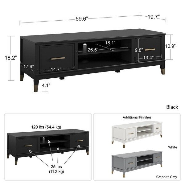 Westerleigh TV Stand for TVs up to 65