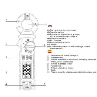 KPS Leakage clamp meter KPS-PF740