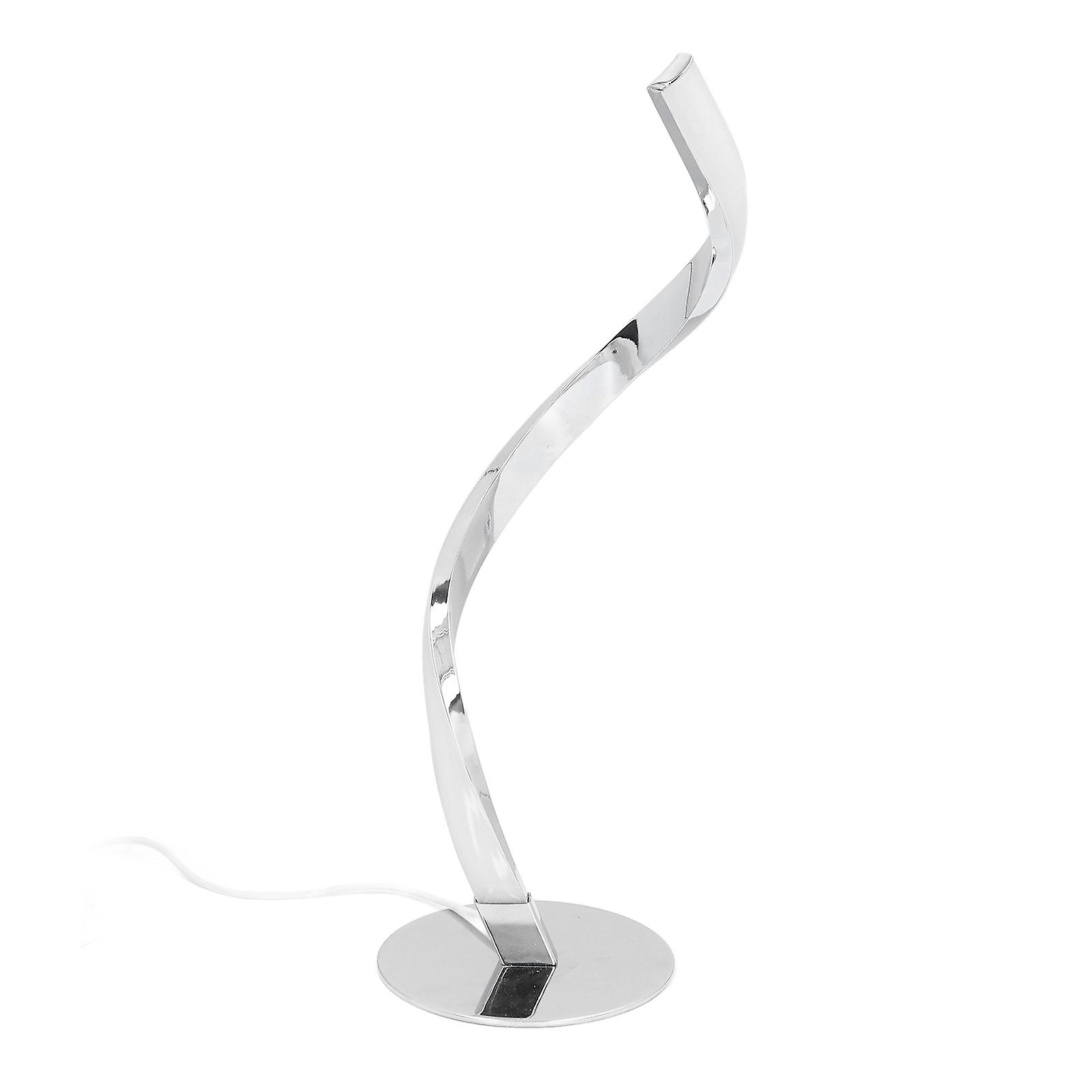 Curved Table Lamp Modern 3000K White Light LED Spiral Desk Light for Living Room Bedroom 100‑240VUS Plug