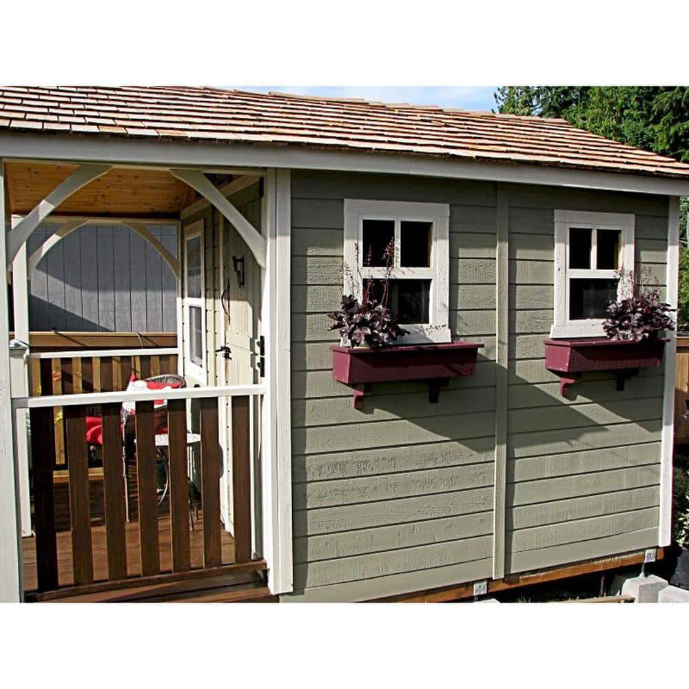 Outdoor Living Today Santa Rosa 12 ft. x 8 ft. Cedar Garden Shed SR812