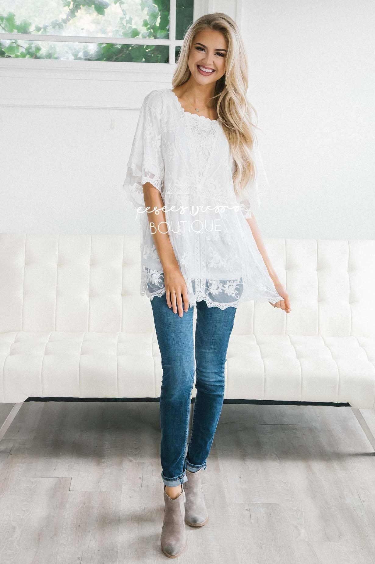 Dreaming in Lace Blouse