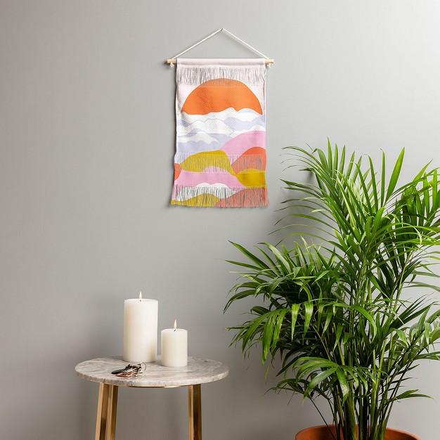 Sunshinecanteen Sunshine Above The Clouds Fiber Wall Art Society6