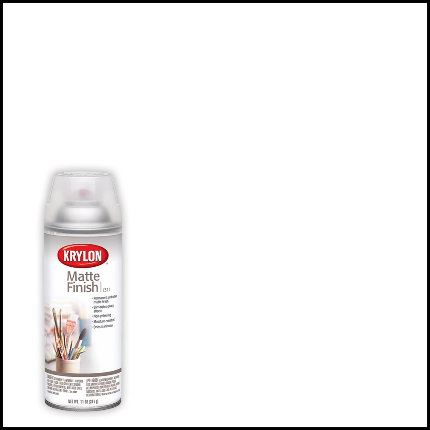 Krylon Matte Finish Clear Finish Spray Coating 11 oz