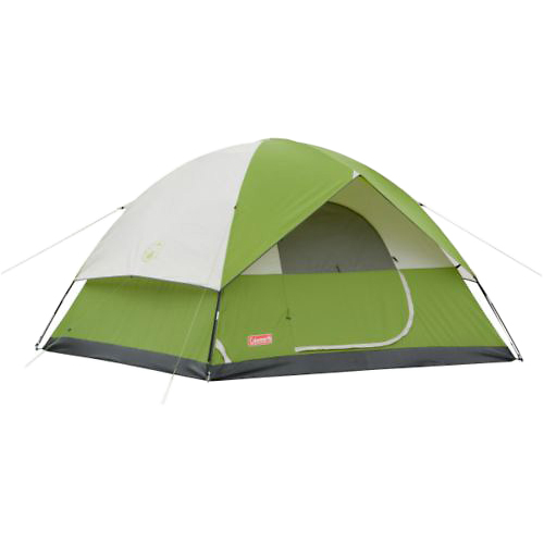 Coleman® 6-Person Sundome® Dome Camping Tent， 1 Room， Green