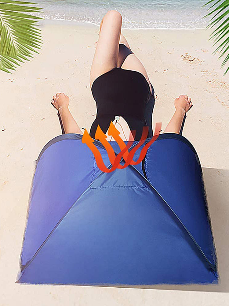 Portable Beach Tent Tent Pillow Small Foldable Sun Protection Personal Tent Sun Shelter Mini Beach Umbrella Tent Outdoor Items