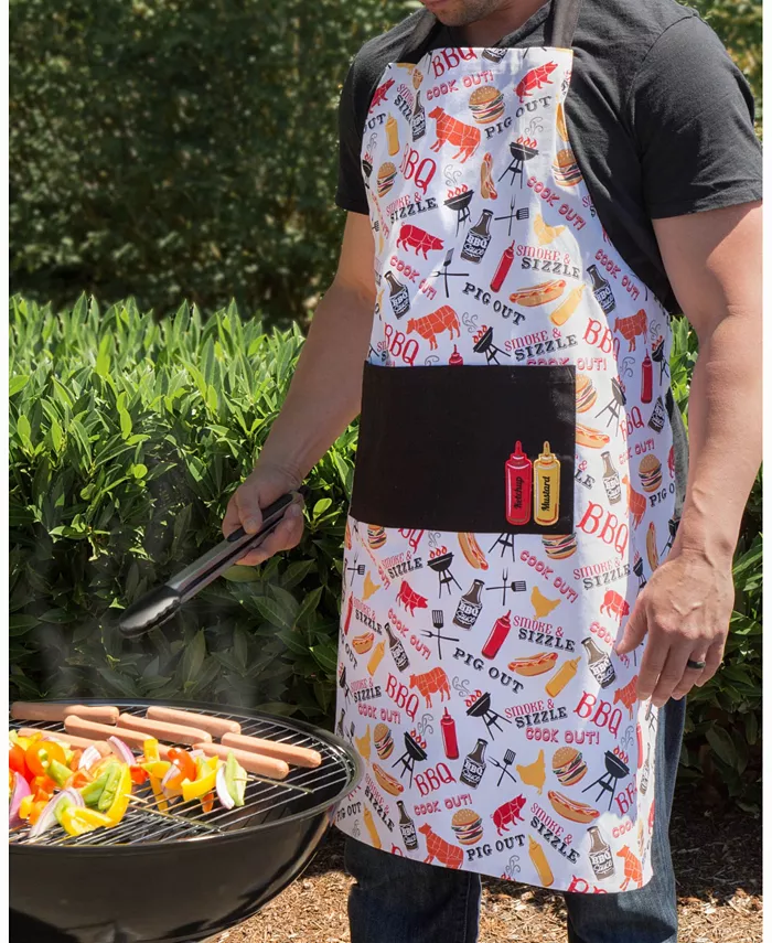 Design Imports BBQ Print Chef Apron