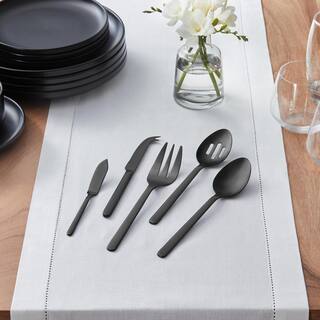 Home Decorators Collection Brenner 5-Piece Matte Black Finished Serveware Set KS6612-5P MAB