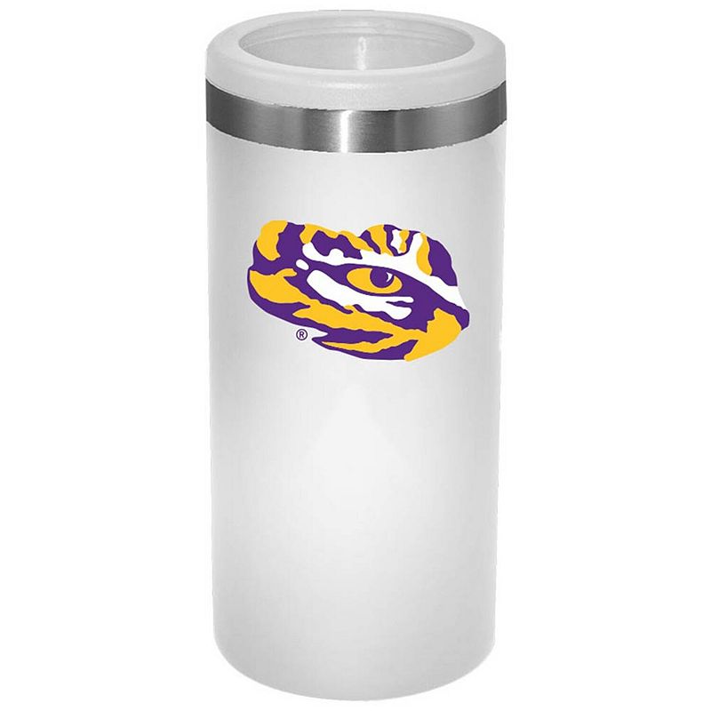 LSU Tigers Team Logo 12oz. Slim Can Holder