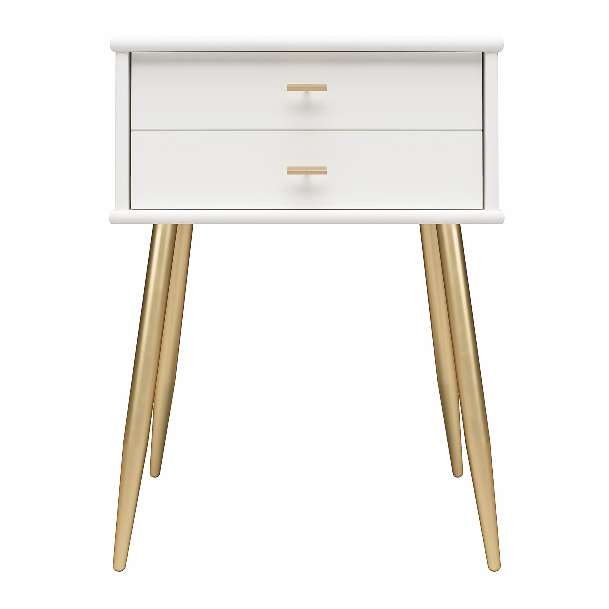 Little Seeds Valentina 1 Drawer Nightstand, White