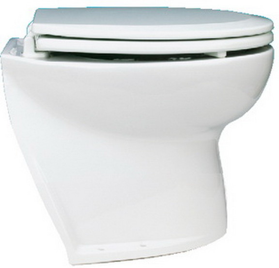 Jabsco Deluxe Back Electric Flush Toilet w/Fresh W...