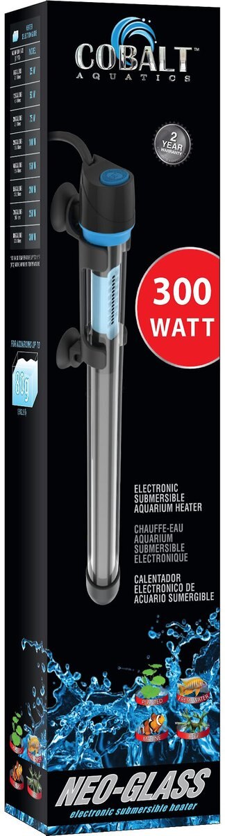 Cobalt Aquatics Neo-Glass Submersible Aquarium Heater