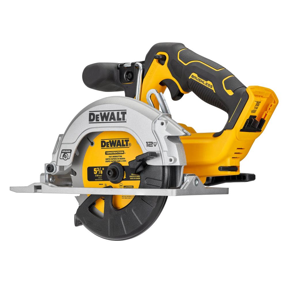 DEWALT XTREME 12V MAX Circular Saw Bare Tool BRUSHLESS 5 3/8