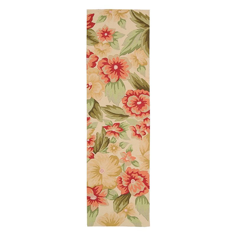 Nourison Fantasy Floral Cream Area Rug