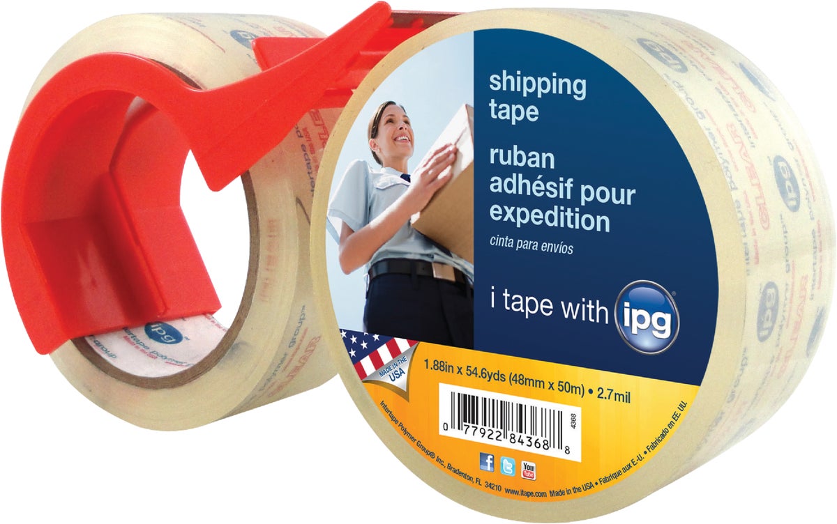 IPG Super Clear Film Carton Sealing Tape Clear