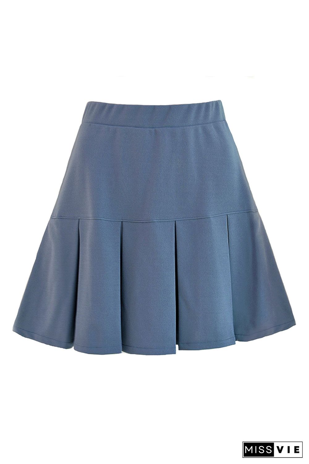 High Waist Pleated Mini Skirt Wholesale