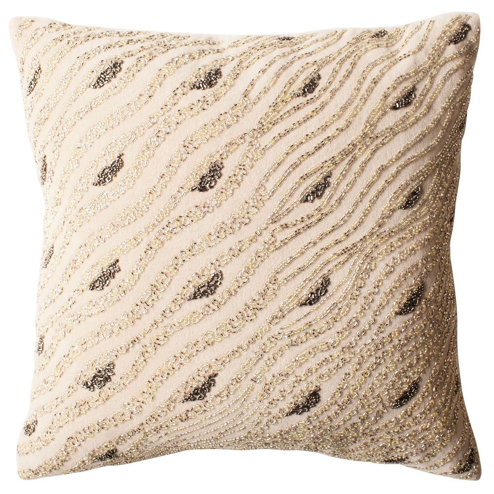 Safavieh Silver Mint Sparkles Throw Pillow