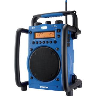 Sangean AMFM Ultra Rugged Digital Tuning Radio in Blue U3