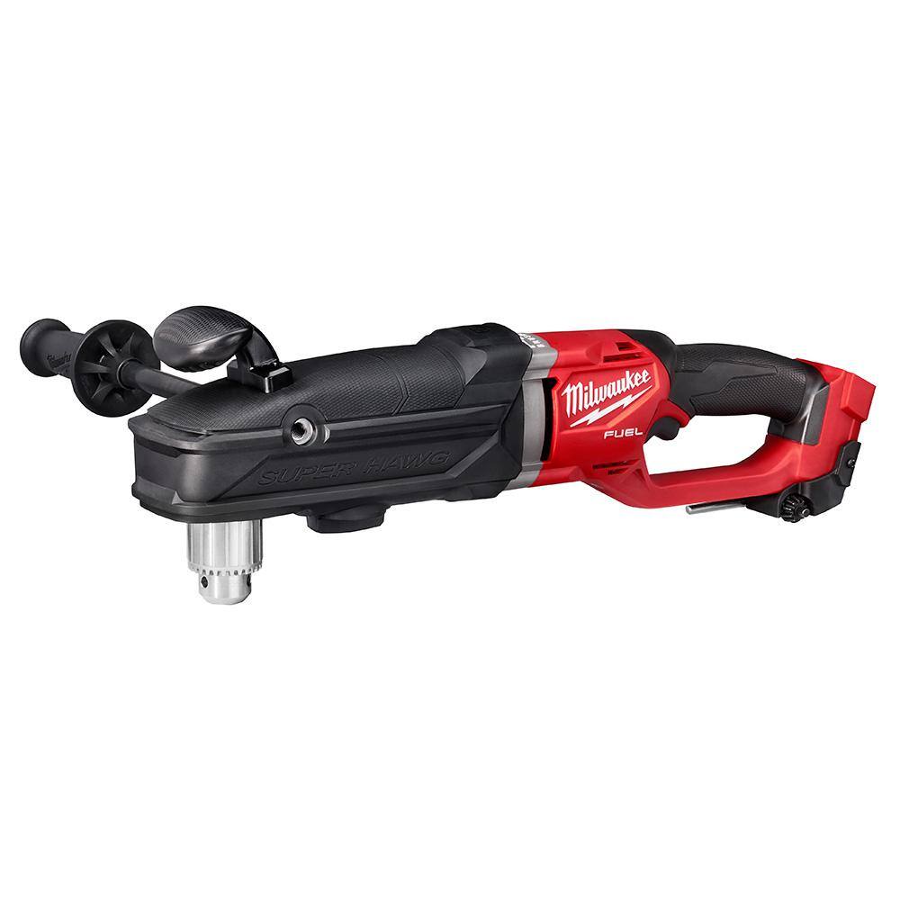 MW M18 FUEL 18V Lithium-Ion Brushless Cordless GEN 2 SUPER HAWG 12 in. Right Angle Drill with 8.0 Ah Battery  Charger 2809-20-48-59-1880