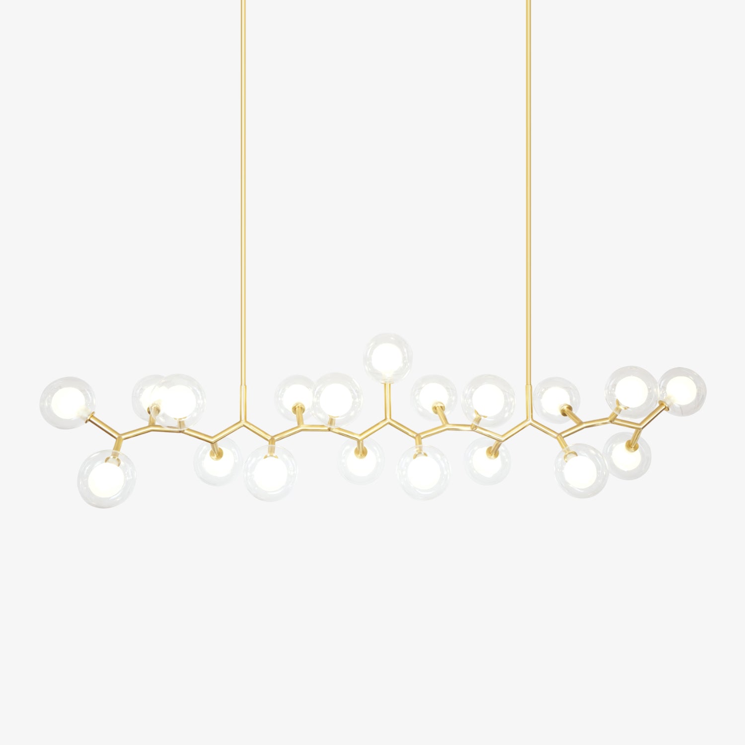 Molecular Glass Balls Chandelier