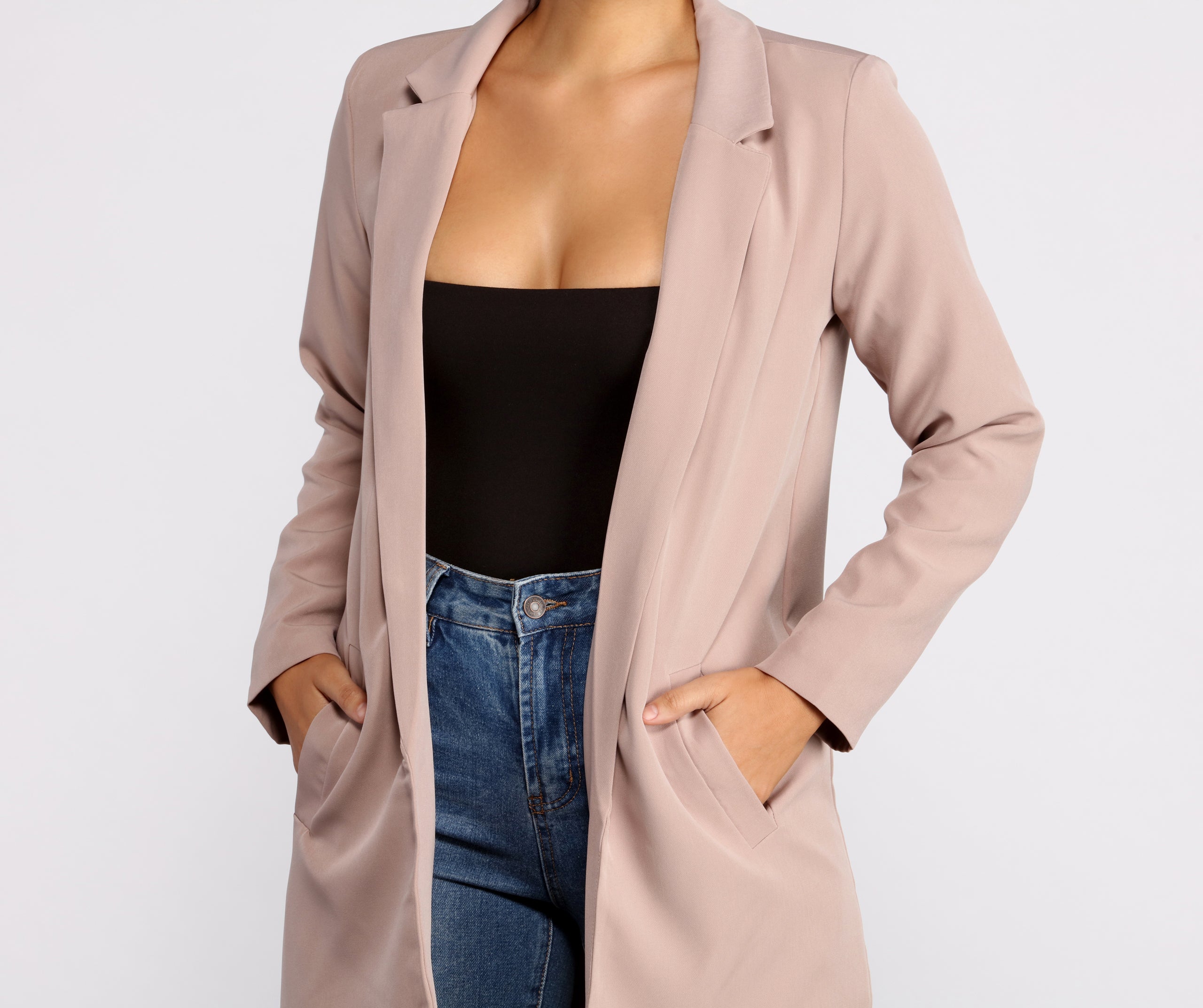 Pulling Power Moves Oversized Blazer