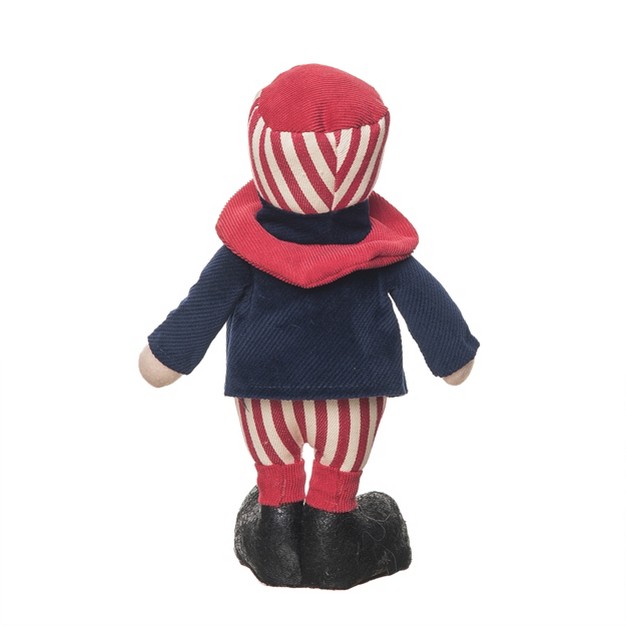 Transpac Polyester 6 In Multicolor Patriotic Plush Uncle Sam Gnome