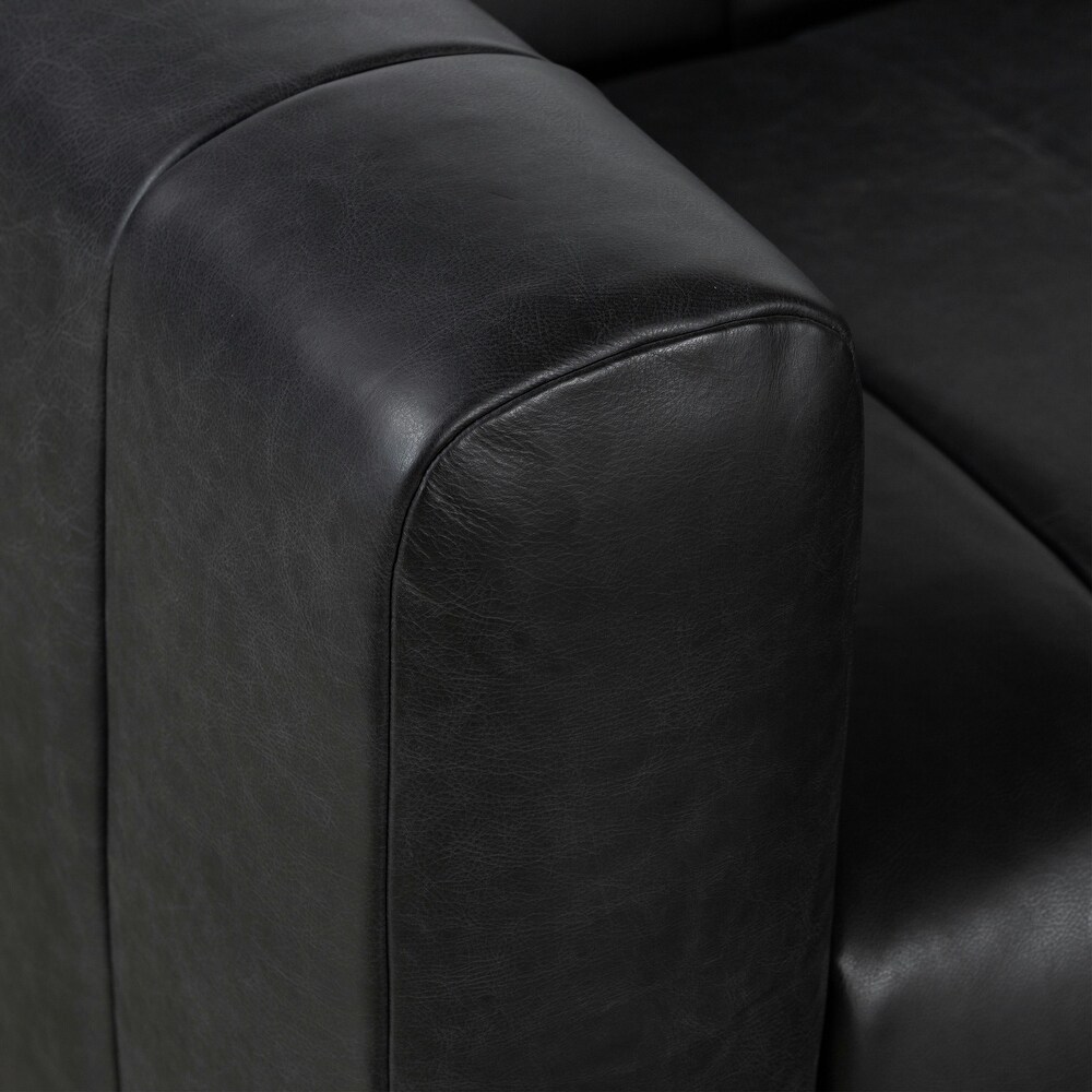 Poly and Bark Canale Sofa   Genuine Italian Leather