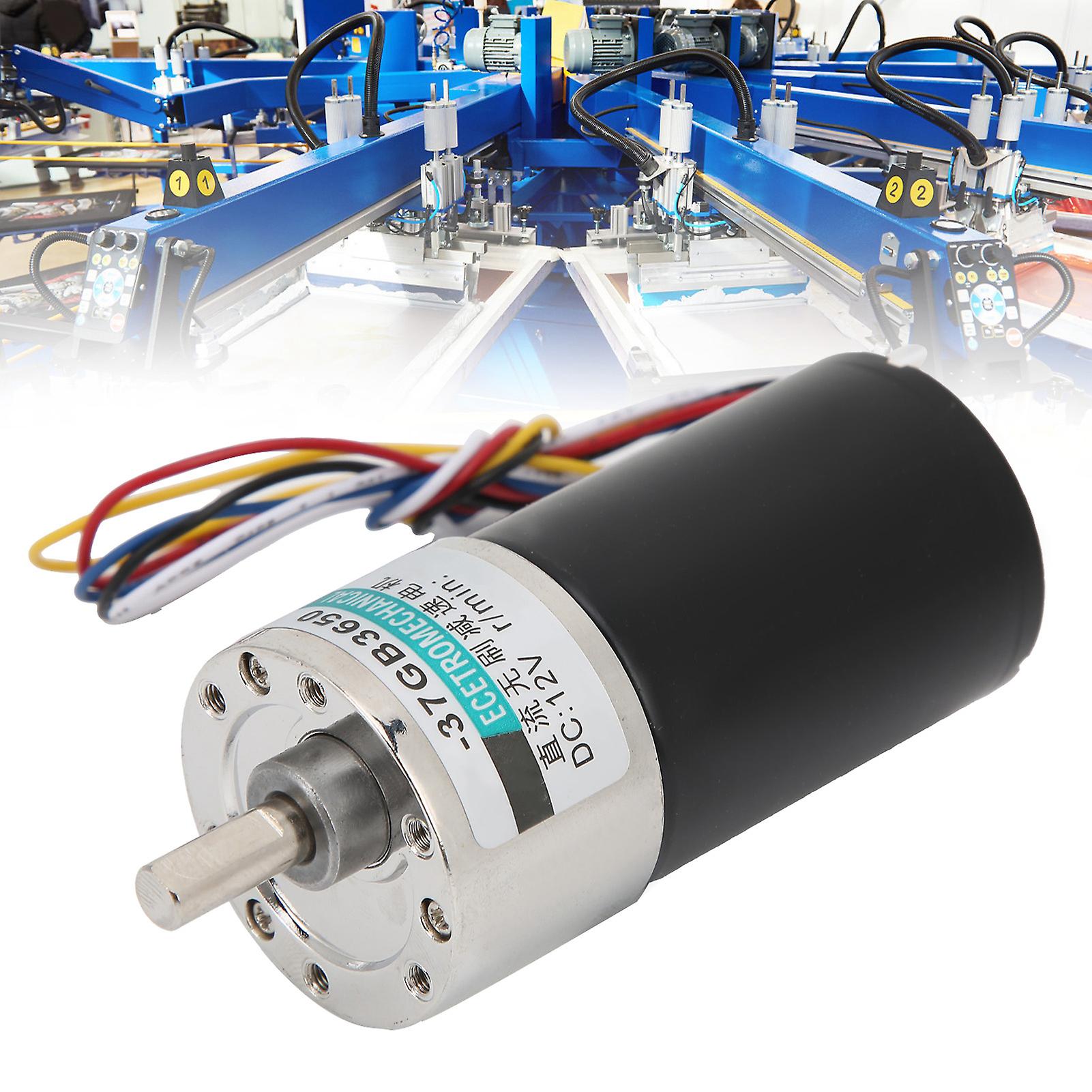 Highly Accurate Dc Brushless Motor Speed Reducer With Bracket For Measuring Instruments - 12v Cw Ccw[300rpm/min]