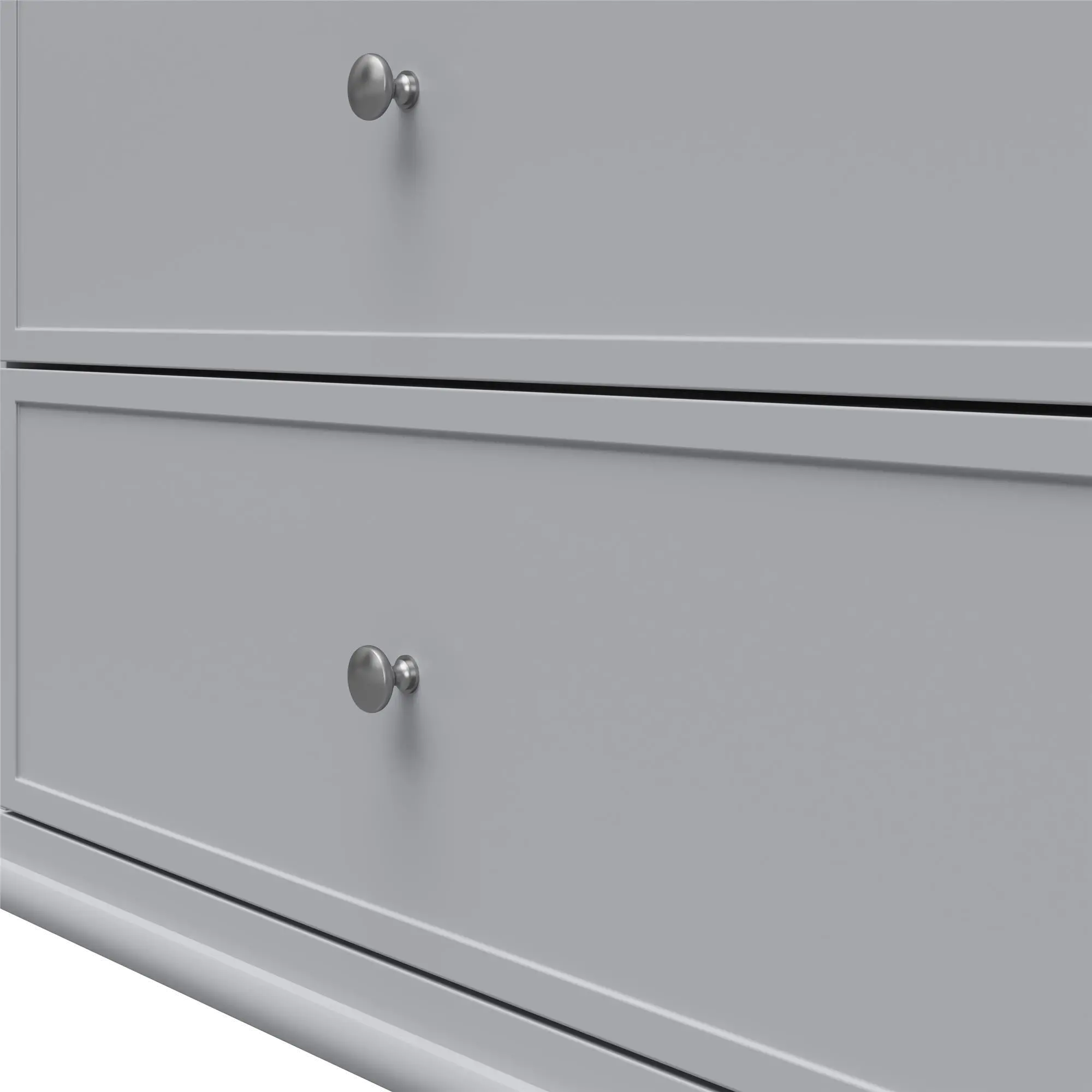 Franklin Transitional Gray 6-Drawer Dresser