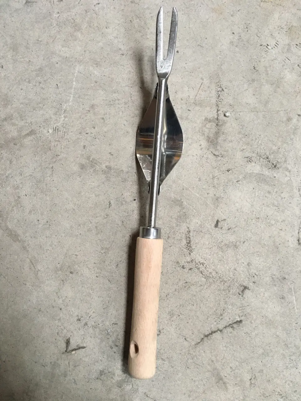 Factory stainless steel seedling device household drafter loosening soil root transplanting seedling drafting weeding tool fork