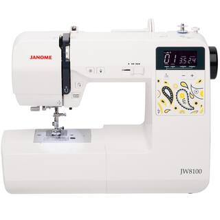 Janome JW8100 100-Stitch Sewing Machine with Bonus Accessories 001JW8100