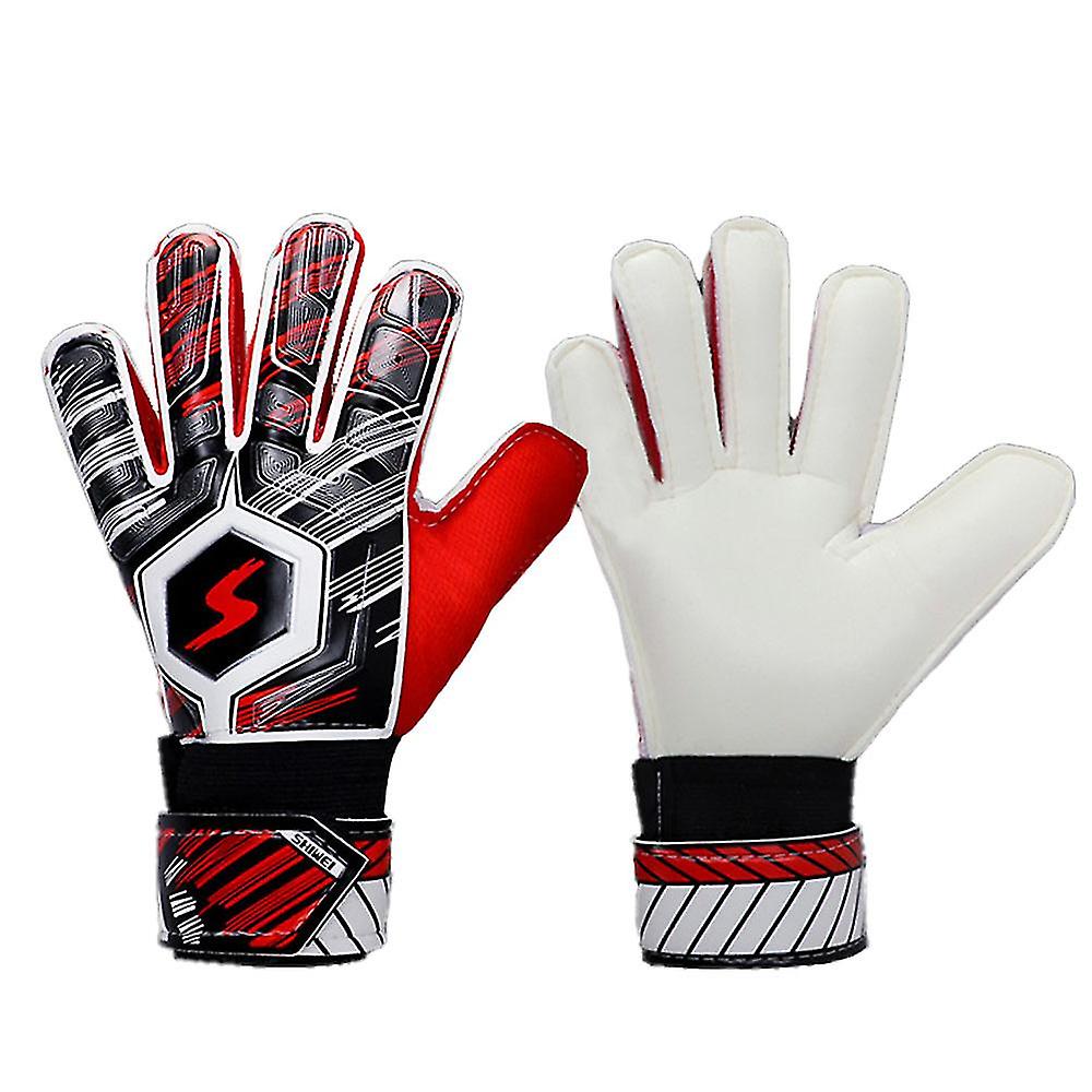 Youth Soccer Goalkeeper Gloves With Finger Protection And Dual Wrist Protection