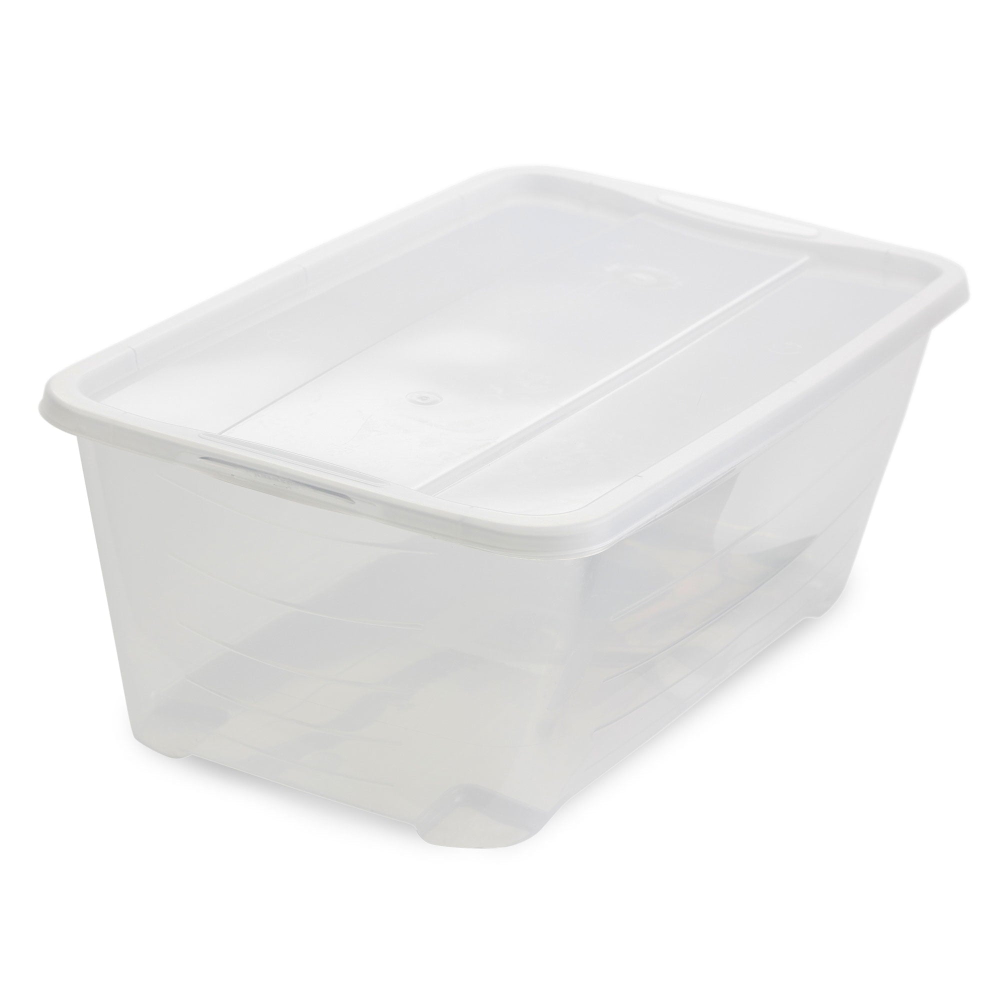 LIFE STORY Adult Rectangular Plastic Plastic Storage Box, Clear