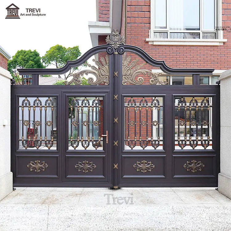 High Quality Custom Design Iron Garage Door Aluminum Gate