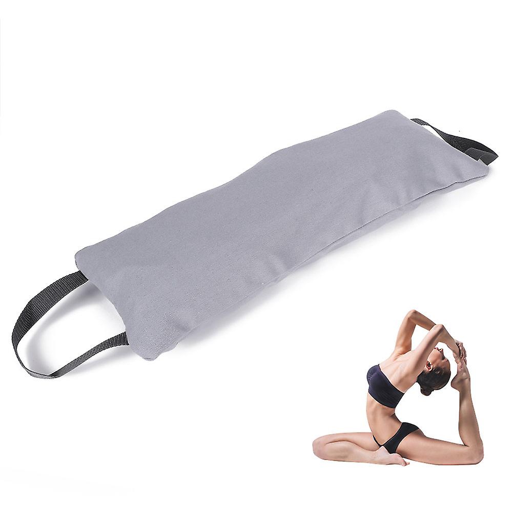 Durable Weightlifting Sandbag Fitness Training Thin Arm Yoga Storage Bag Fillable Accessoryyoga Bag Gray