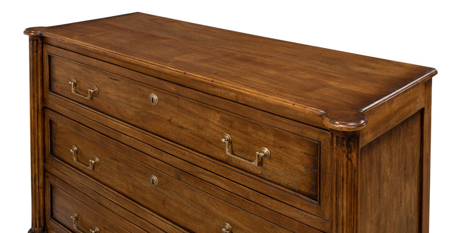 Ciborium Chest Of 3 Drawers Fruitwood   Traditional   Accent Chests And Cabinets   by Sideboards and Things  Houzz