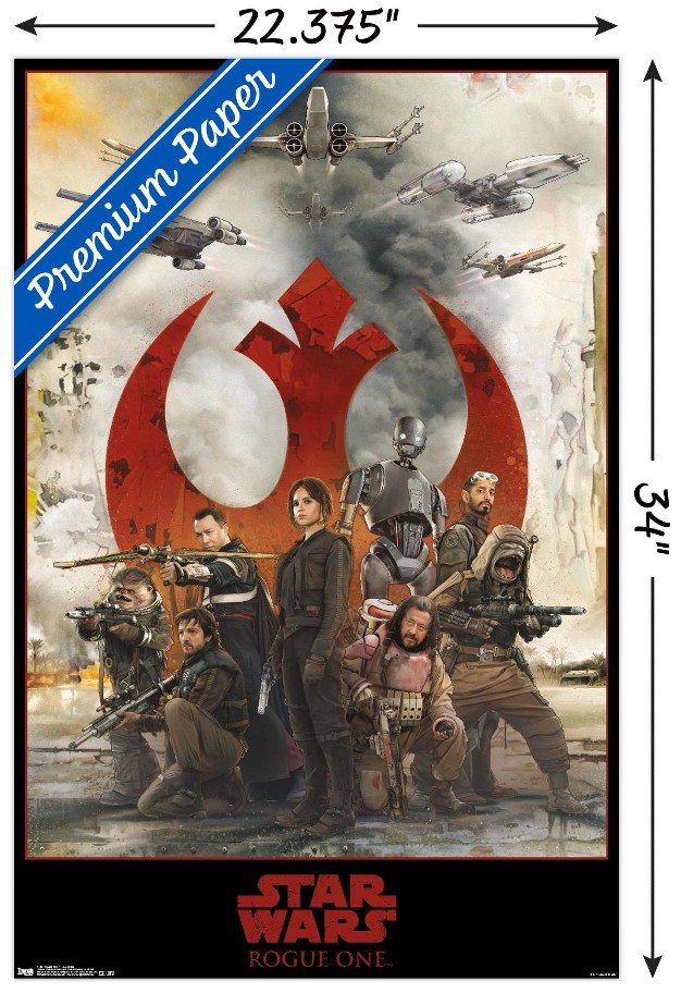 Trends International Star Wars Rogue One Assemble Unframed Wall Poster Prints